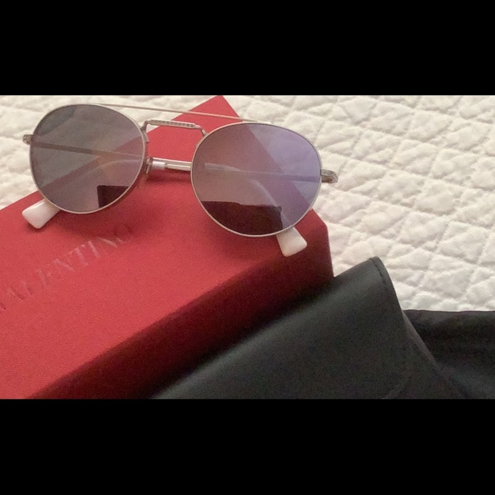 Valentino pink mirrored sunglasses